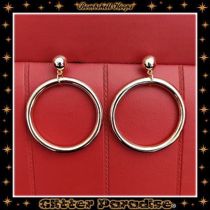 Earrings: Bomshell Hoops
