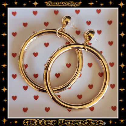 Earrings: Bomshell Hoops