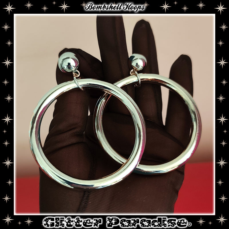 Earrings: Bomshell Hoops