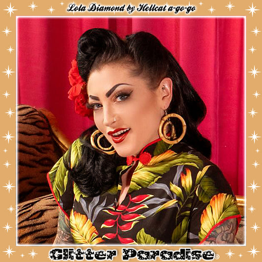 Earrings: Double Bamboo Hoops