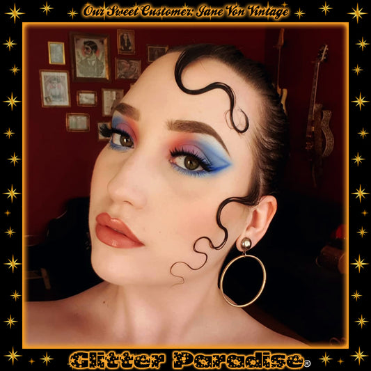 Earrings: Giant Marilyn Hoops