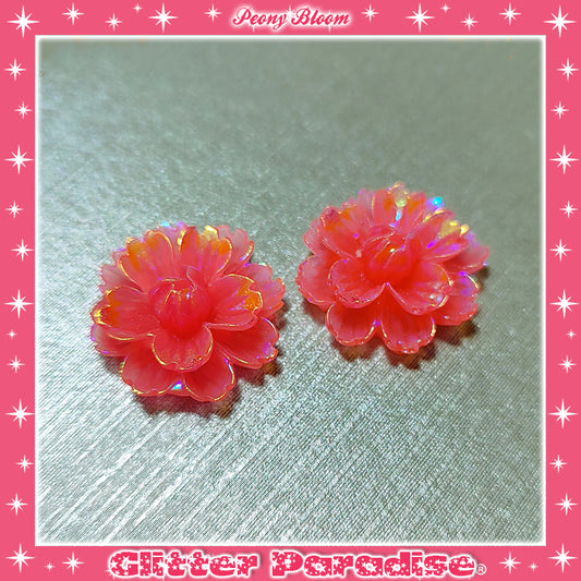 Earrings: Peony Bloom