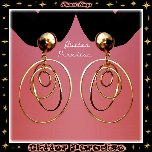 Earrings: Planet Rings Hoops