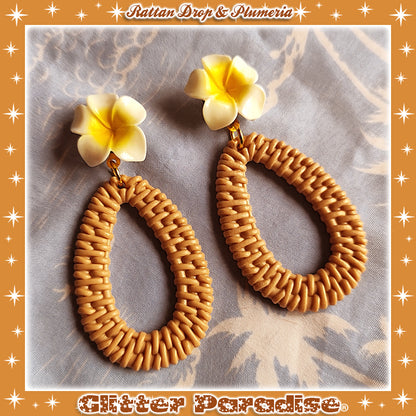 Pendientes: Rattan Drop & Daisie