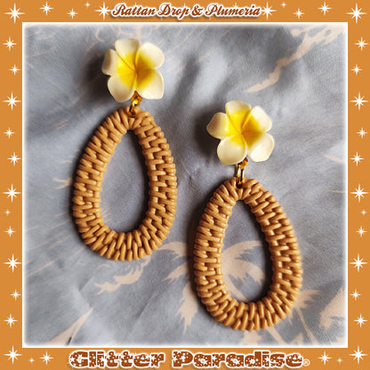 Pendientes: Rattan Drop & Daisie