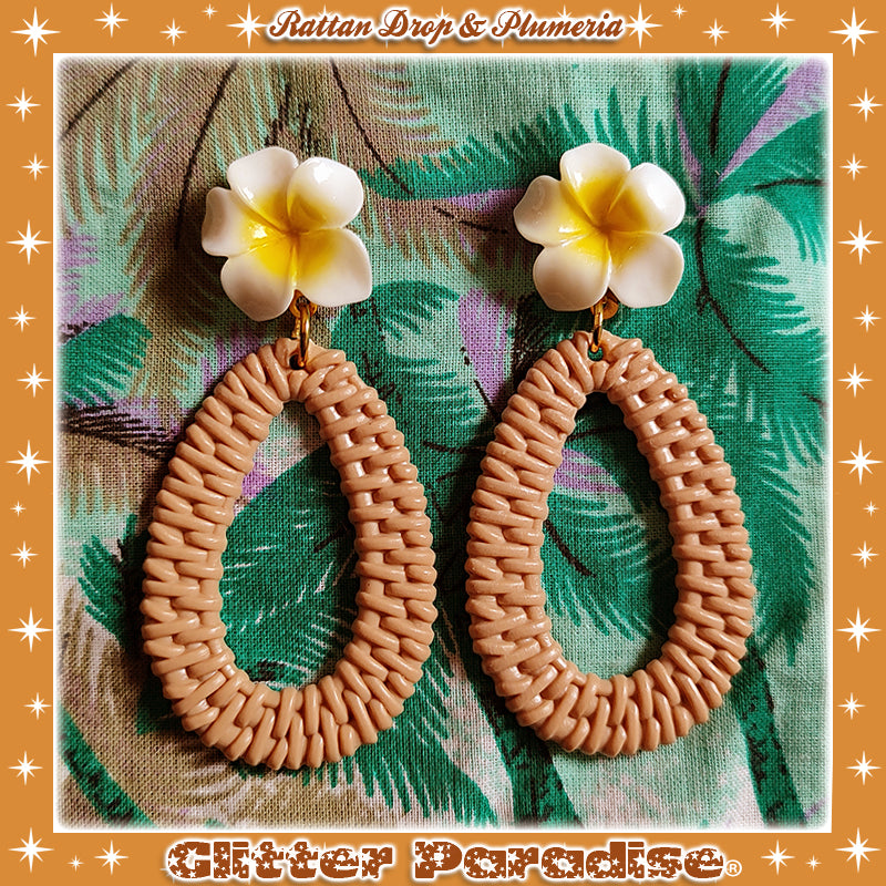 Pendientes: Rattan Drop & Daisie