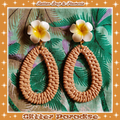Pendientes: Rattan Drop & Daisie