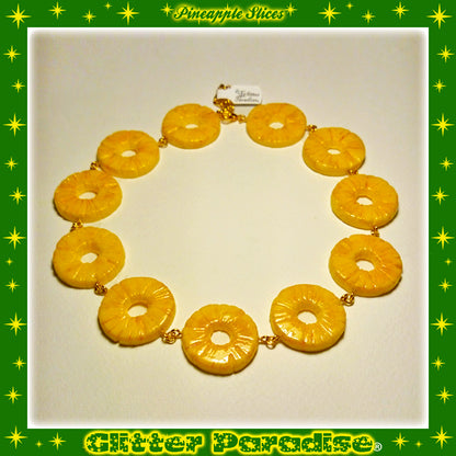 Necklace: Pineapple Slices