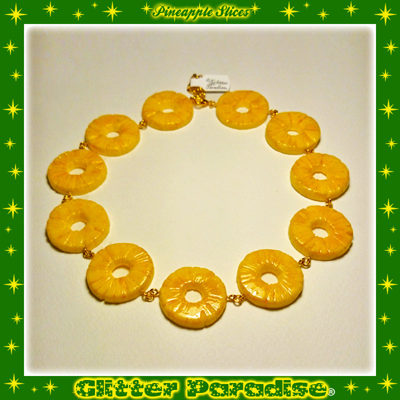 Pendientes : Pineapple Slice